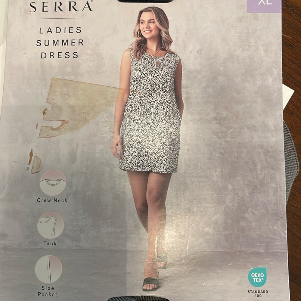 Serra Ladies Summer Dress-Sz XL-new